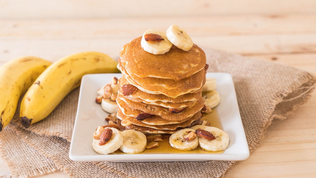 Kids Banana Oat Pancakes